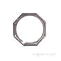 Titanio ligero Titanium Split Octagon Key Ring